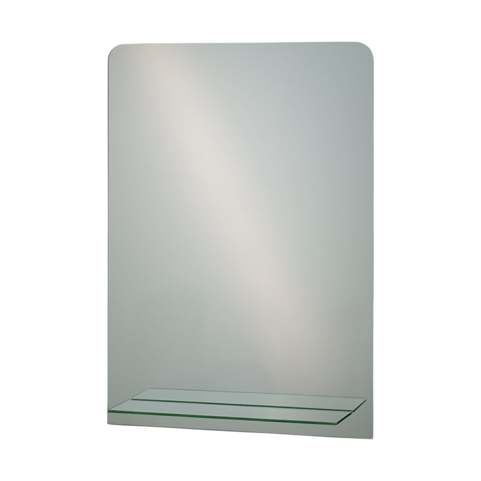 image 1 of Showerdrape Rochester Rectangular Wall Mounted Frameless Bathroom Mirror 70 x 50cm | Chrome | Mirror | 1