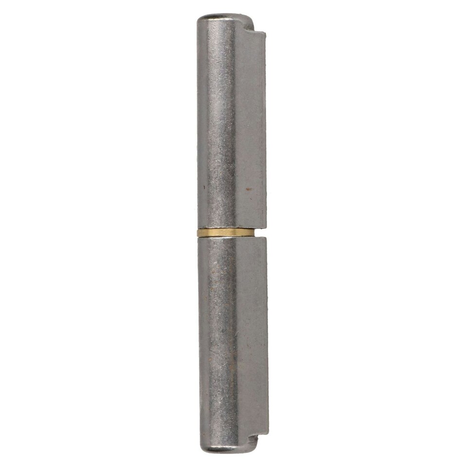 image 1 of Lift Off Bullet Hinge Weld On Brass Bush 18x135mm Heavy Duty Door Hatch 4PK Silver
