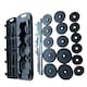 image 4 of 50KG Adjustable Dumbbell and Barbell Set, Cast Iron Spinlock Gym Weights