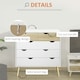 image 5 of HOMCOM Chest of Drawers, 5 Drawer Storage Cabinet Unit Bedroom Living Room