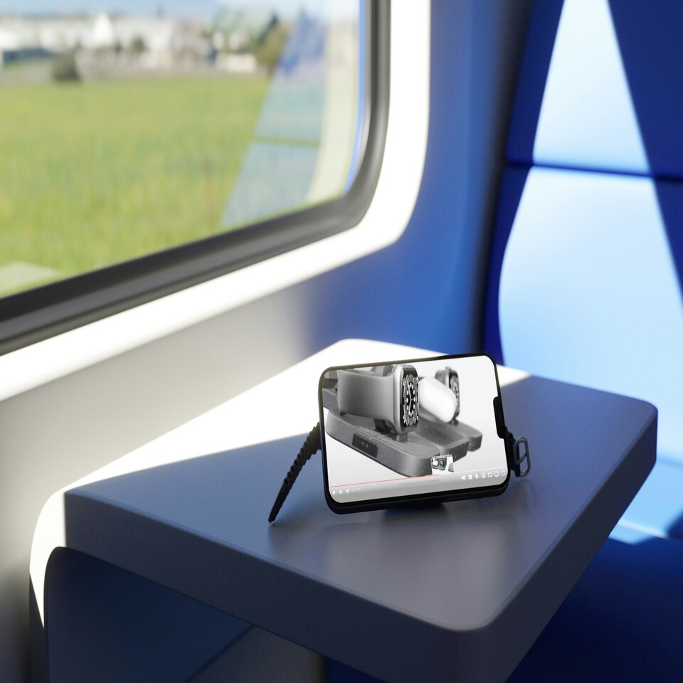 image 1 of Zens Travel Wireless Charger Pro 2 - black