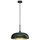 image 1 of Milagro Pendant Lamp Lincoln Green/Gold 1XE27 35cm