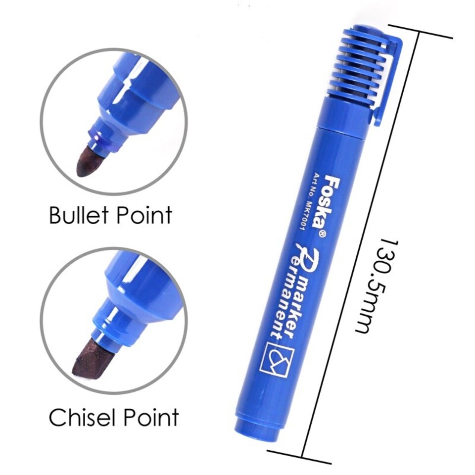 image 1 of Pack of 48 Chisel Tip Permanent Markers Pens
