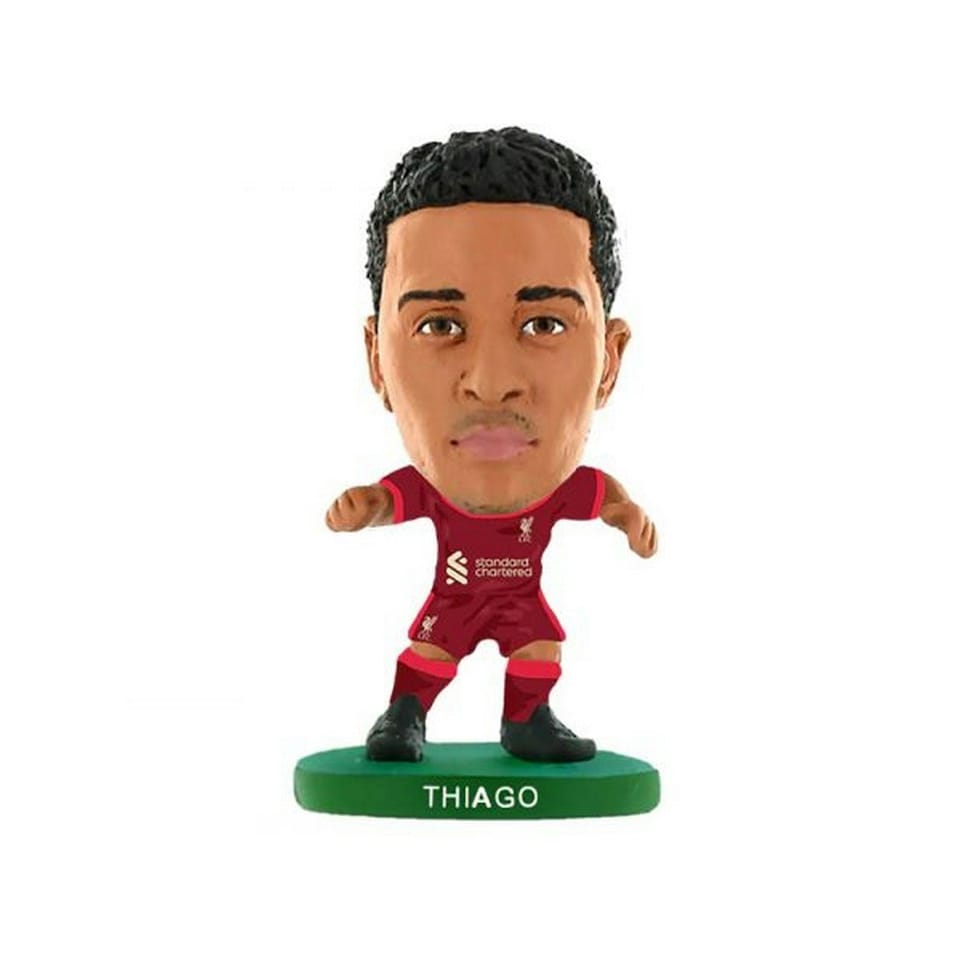 Liverpool FC Thiago Alcantara SoccerStarz Football Figurine - Red/Green - One Size