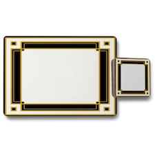 Art Deco Black & Gold (Placemat & Coaster Set)