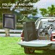 image 5 of Outsunny 3 ft Folding Camping Table w/ Adjustable Heights & Mesh Desktop 