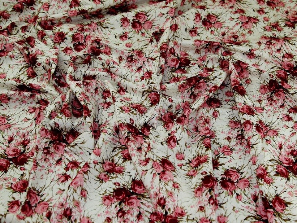 Pink Cotton Lawn Fabric for Dressmaking, 140cm / 55" Wide - per metre