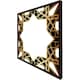 image 3 of Art deco star border (Picture Frame) Grey | M