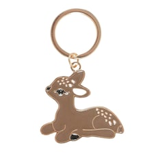 Something Different Felicity Fawn Keyring - Brown - One Size