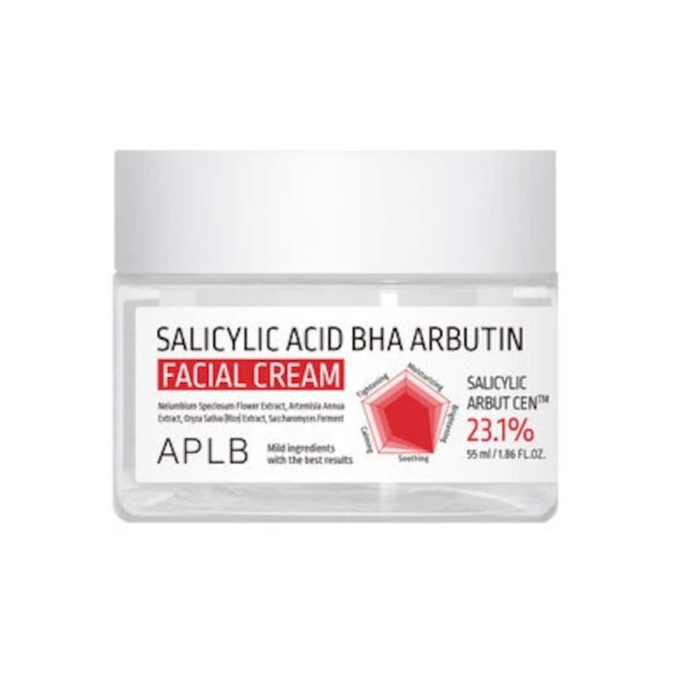 image 1 of APLB Salicylic Acid BHA Arbutin Facial Cream 55ml