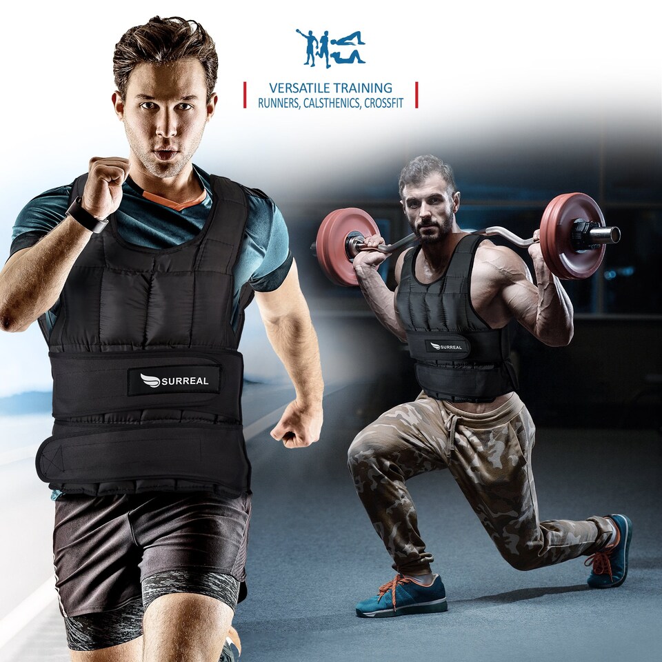 image 1 of SURREAL Adjustable Weighted Exercise Vest - 5kg to 25kg