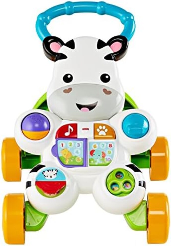 image 1 of Fisher Price Learn With Me Zebra Baby Walker Toddler