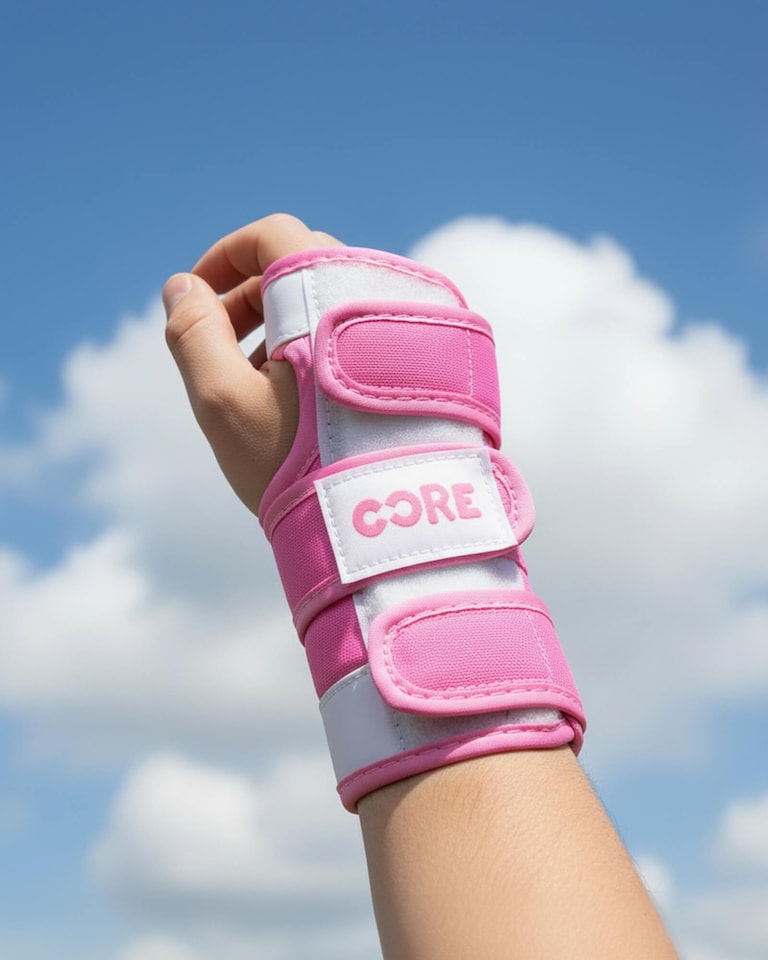 image 1 of CORE Kids Junior Triple Pad Set (Knee/Elbow/Wrist) + Carry Bag
