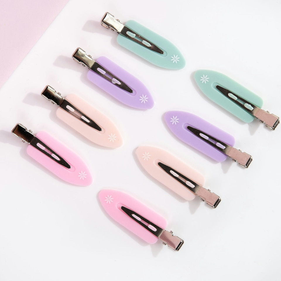 image 1 of Brushworks No Crease Hair Clips (Pack of 8)