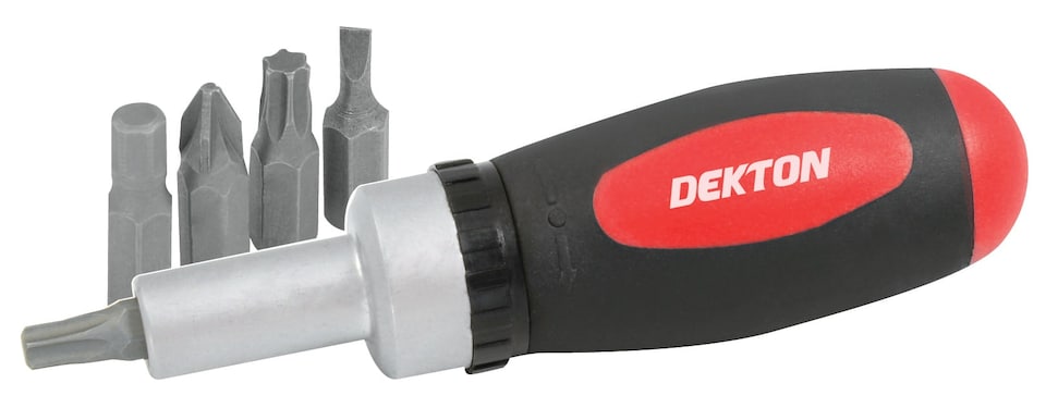image 1 of Dekton 38pc Stubby Ratchet Screwdriver And Bit Set