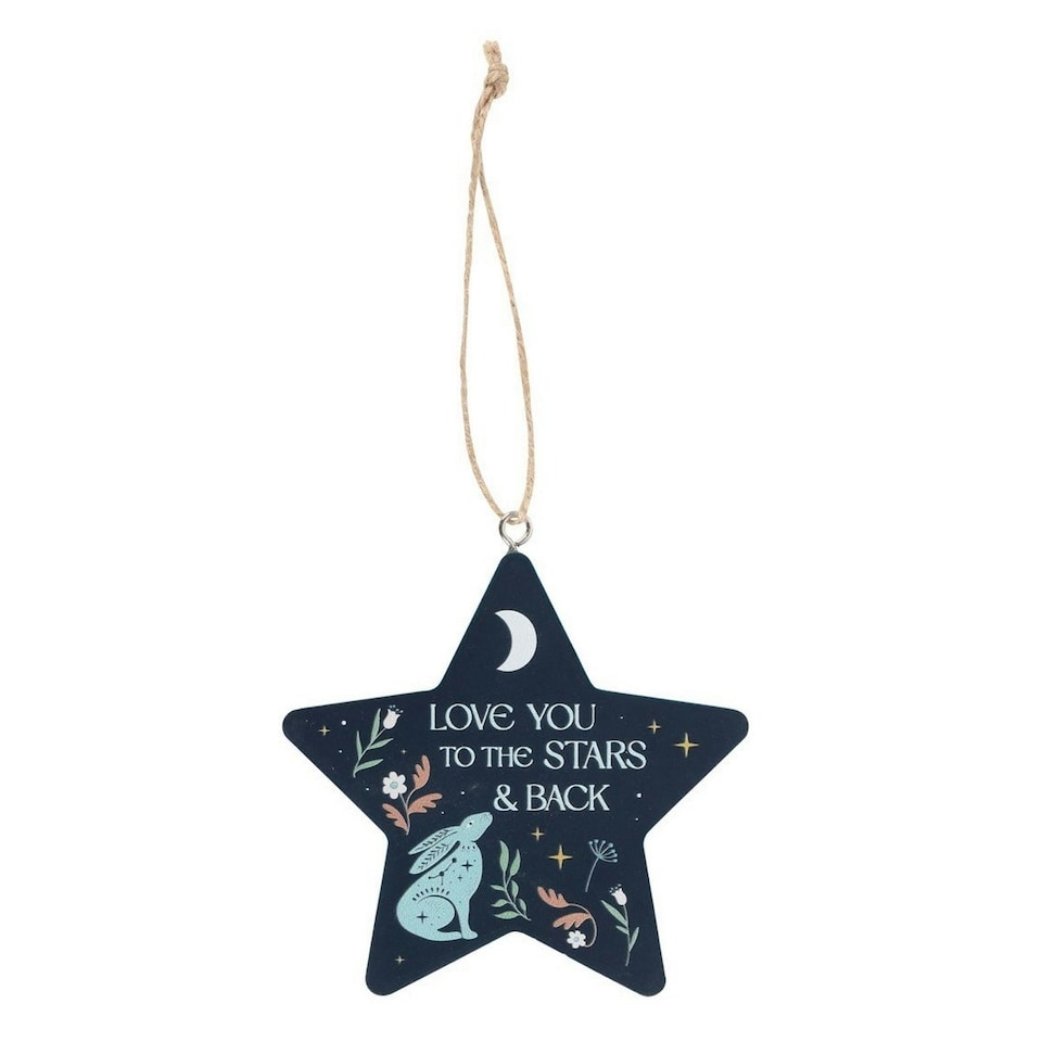 image 1 of Something Different Love You To The Stars And Back Hanging Decoration - Dark Blue - One Size