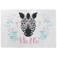 Hello Zebra (Rug) Multi | Medium: 80x150cm