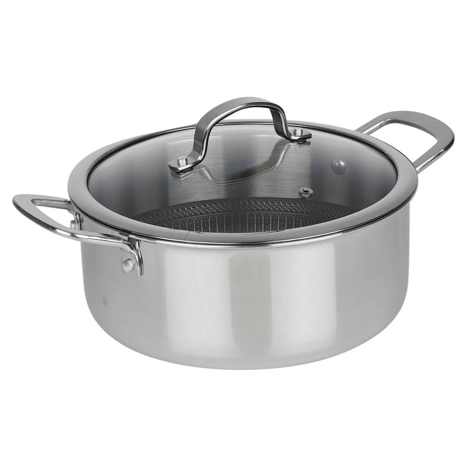 image 1 of 7 Piece Stainless Steel Non Stick Induction Cookware Set