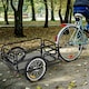 image 2 of HOMCOM Bicycle Cargo Trailer for Shop Luggage Storage Utility w/ Hitch