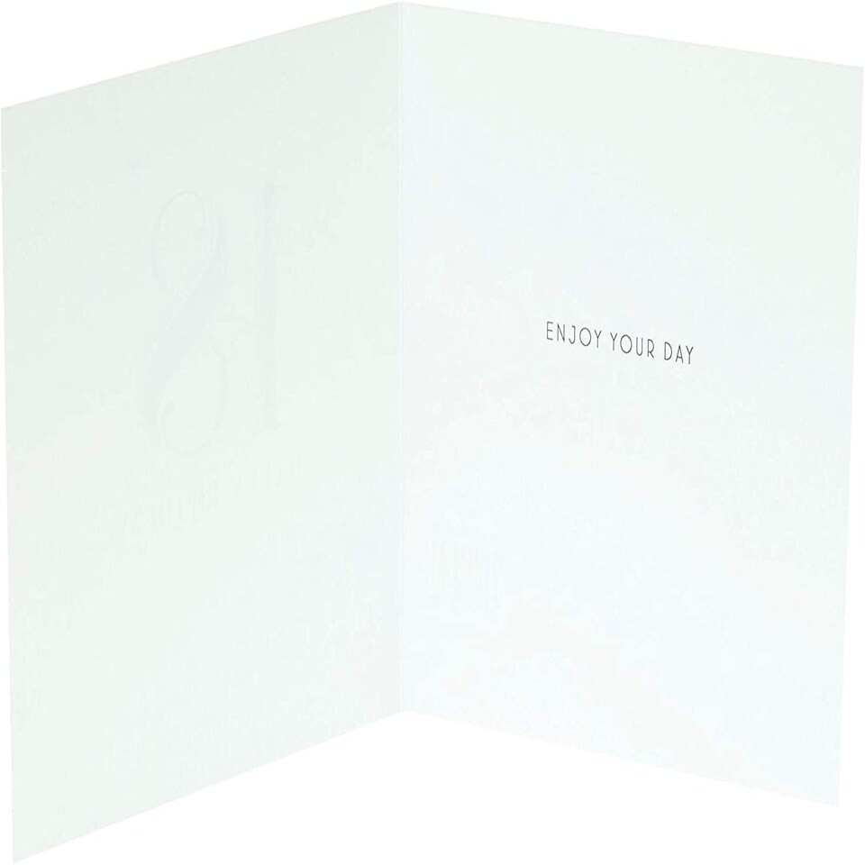 image 1 of 18th Today Gold Foil Finished Stylish Birthday Card