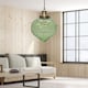 image 4 of Layla - Green Vintage Design Pendant Light with Antique Brass Flex Set