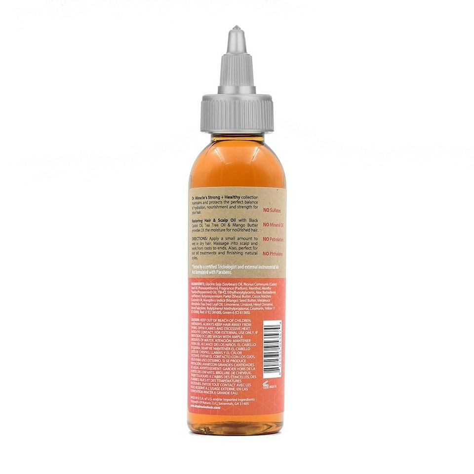image 1 of Dr.Miracle's Strong Healthy Restoring Hair Scalp Oil 118ml