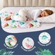 image 9 of Toddler Potty Training Bed Pads - Non-Slip - Soft Waterproof Bedwetting Pee Protector Mat for Kids - Multi-Layer, Washable, Absorbs Up to 2000ml - 90 x 85cm White | Dinosaur | Single