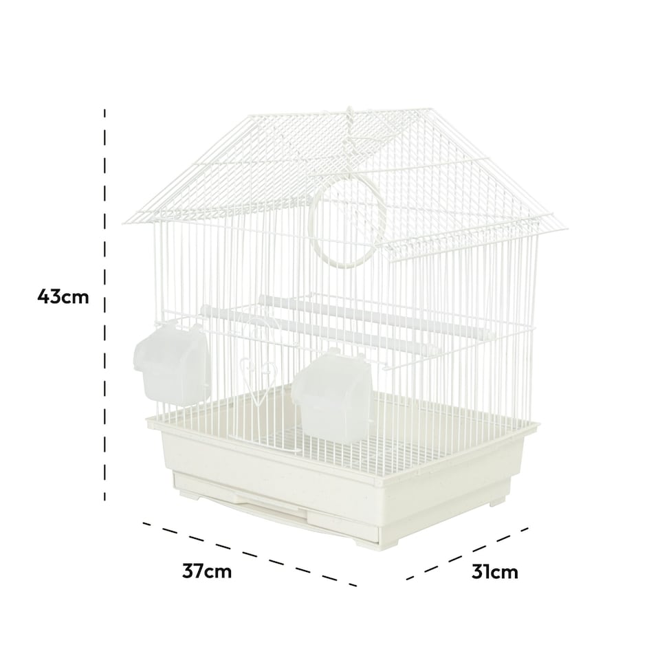 image 1 of KCT Lima Small White Bird Cage
