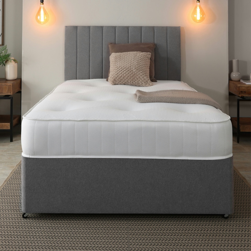 image 1 of Sleep Warmer Premium Hybrid Mattress - 20cm Deep, Dual Comfort Fillings | White | Small Double