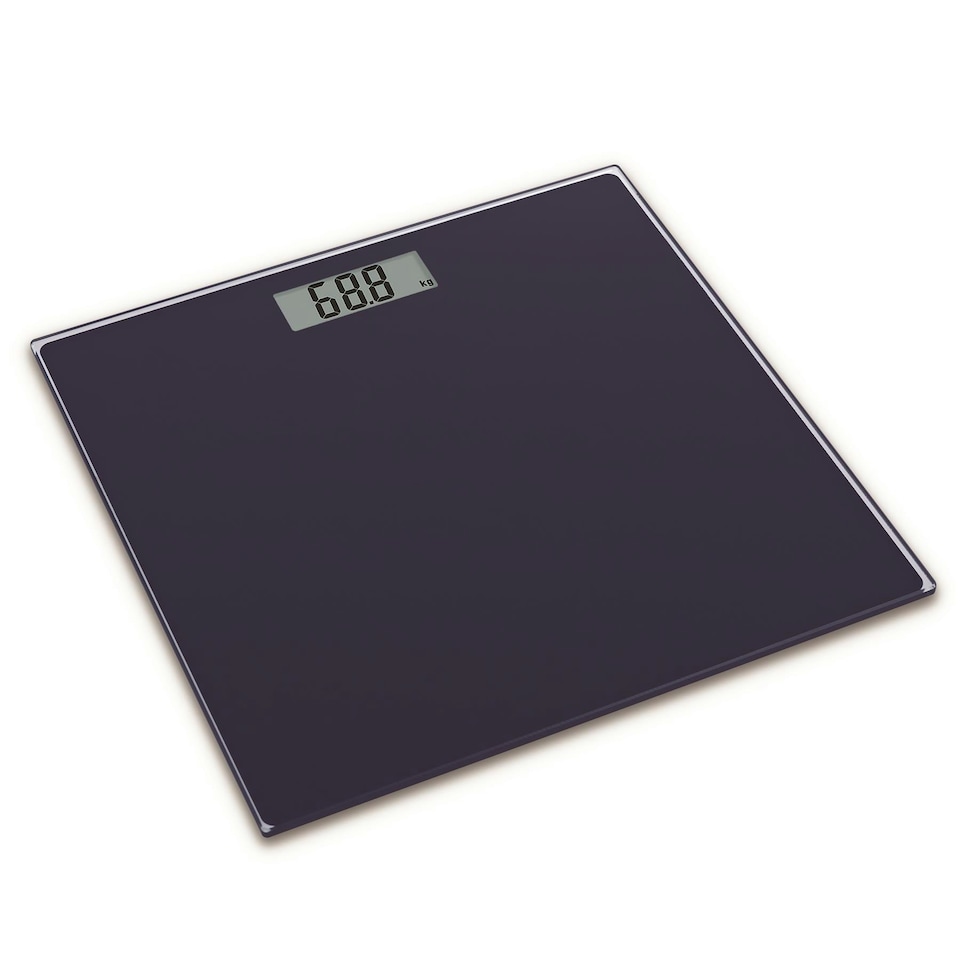 image 1 of Showerdrape Navy Blue Slimline Electronic Bathroom Scales
