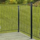 image 2 of Ripple Decking Fence Panel - Solid Steel - FIts Gap of 1130 mm x 813 mm High - Electro Galvanised/Black Powder Coated | Black | 1