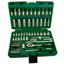 1/4" Drive Metric MM Socket And Accessory Set 58pc 4mm - 14mm LSR42