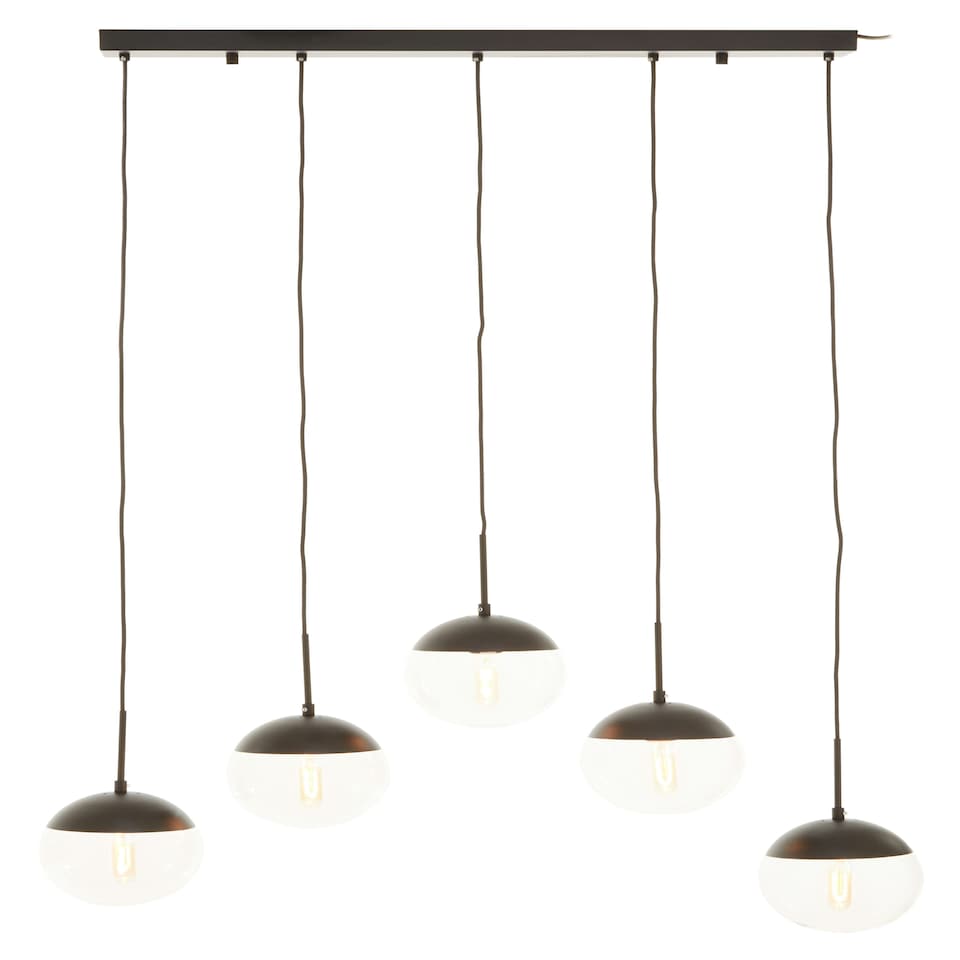 image 1 of Interiors by Premier Revive Clear Glass Shades Pendant Light