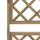 image 8 of Outsunny Wooden Trellis Planter, Raised Garden Bed for Climbing Plants, Natural