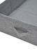 image 4 of Living and Home Fabric Under-Bed Clothes Organizer with Lid | Grey