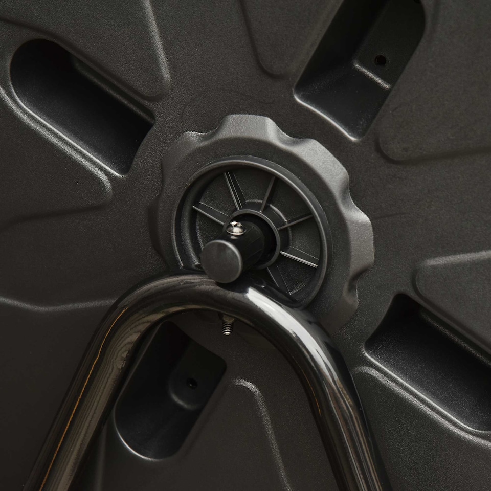 image 1 of Outsunny 160L Outdoor Tumbling Compost Bin with Dual Chamber | Yellow | Yellow | One Size