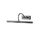 image 1 of ValueLights Modern Adjustable Black Chrome Picture Wall Light | Black