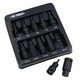 image 1 of Metric Impacted Short Stubby Hex Allen Key Sockets 1/2" Drive 4 - 19mm 10pc