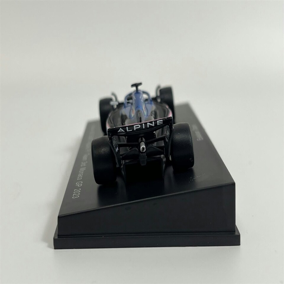 image 1 of Esteban Ocon Alpine A523 BWT Alpine F1 Team 3rd Monaco GP 2023 1:64 Spark Y284