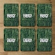 image 3 of Wellness Energy (Placemat & Coaster Set)