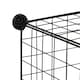 image 4 of HOMCOM DIY 6 Cube Metal Wire Rack Interlocking Storage Cabinet Organiser Display