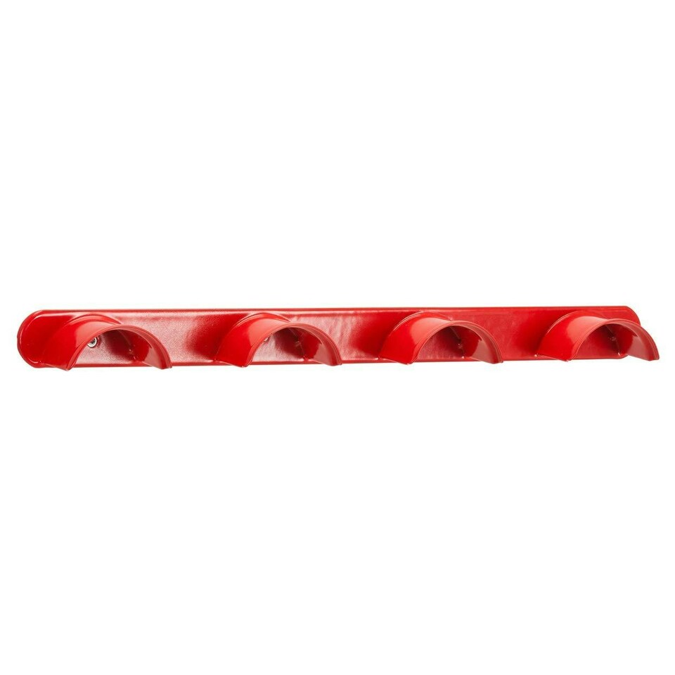 Stubbs Quad Bridle Rack - Red - One Size