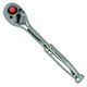 image 3 of 1/4in. Drive Ratchet With Straight Handle 90 Teeth Quick Release Reversible
