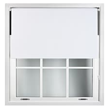 Blackout Roller Blind 240cm Wide x 165cm Long | White | White