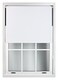 image 1 of Blackout Roller Blind 240cm Wide x 165cm Long | White | White