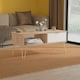 image 2 of Bexley 1 Drawer Coffee Table in White Matt & Bardolino Oak (Ready Assembled) | White | White Matt & Bardolino Oak