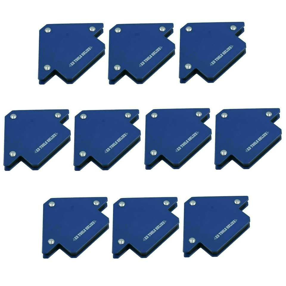 image 1 of 25lb Welding Welder Magnet Holder Support Durable Body 45 90 135 Angles 10pk