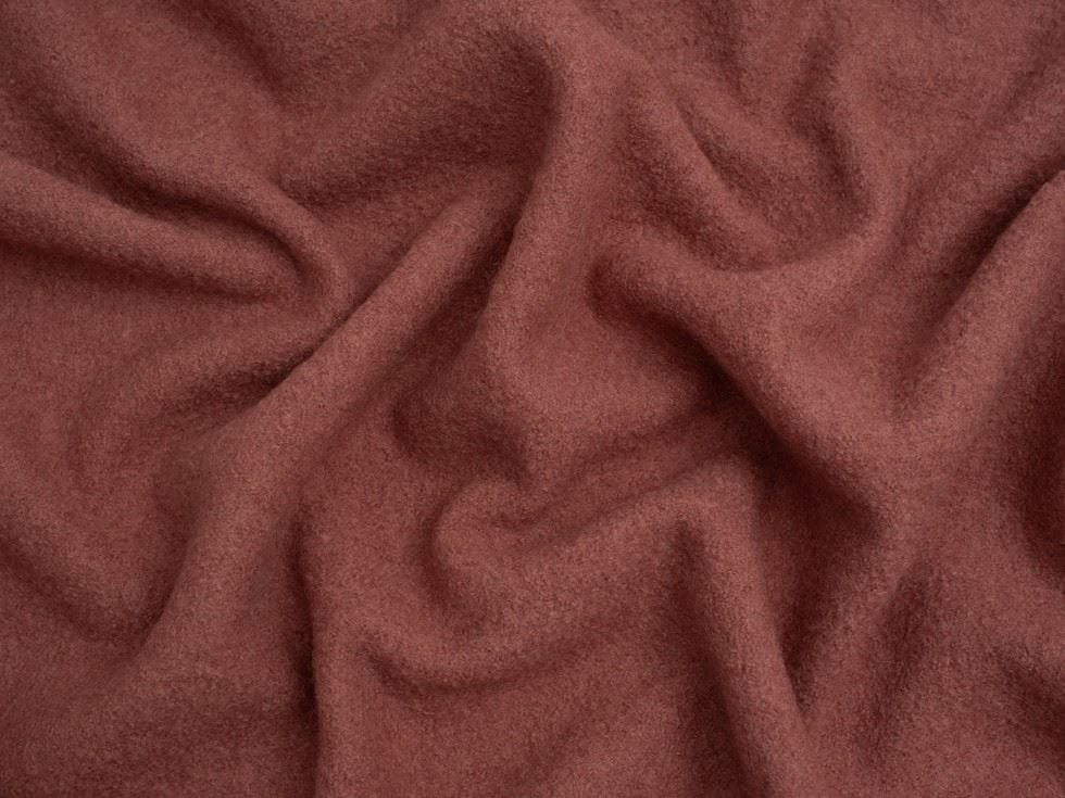 Minerva Core Range Pink 100% Pure Boiled Wool Coating Fabric for Dressmaking, 140cm / 55" Wide - per metre