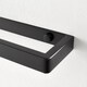 image 3 of House of Home Wall Mounted Black Towel Holder 20cm Rectangle Rail