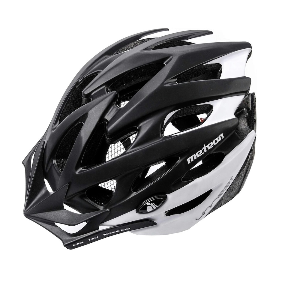 image 1 of Cycle Helmet MTB Bike Bicycle Skateboard Scooter Hoverboard Safety Helmet - Unrest Black | White | L
